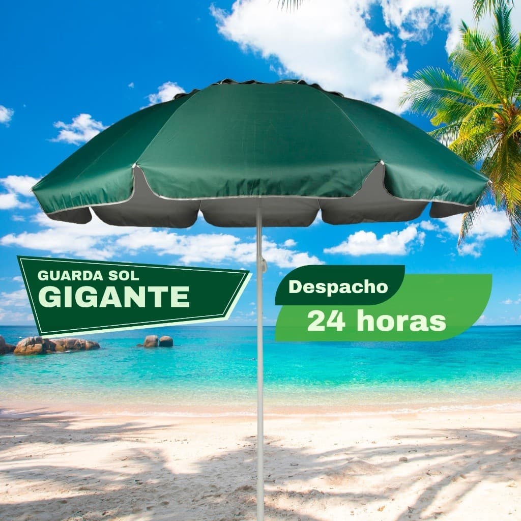 Guarda Sol  2,4M Gigante Vareta Reforçado TECIDO GROSSO DE QUALIDADE