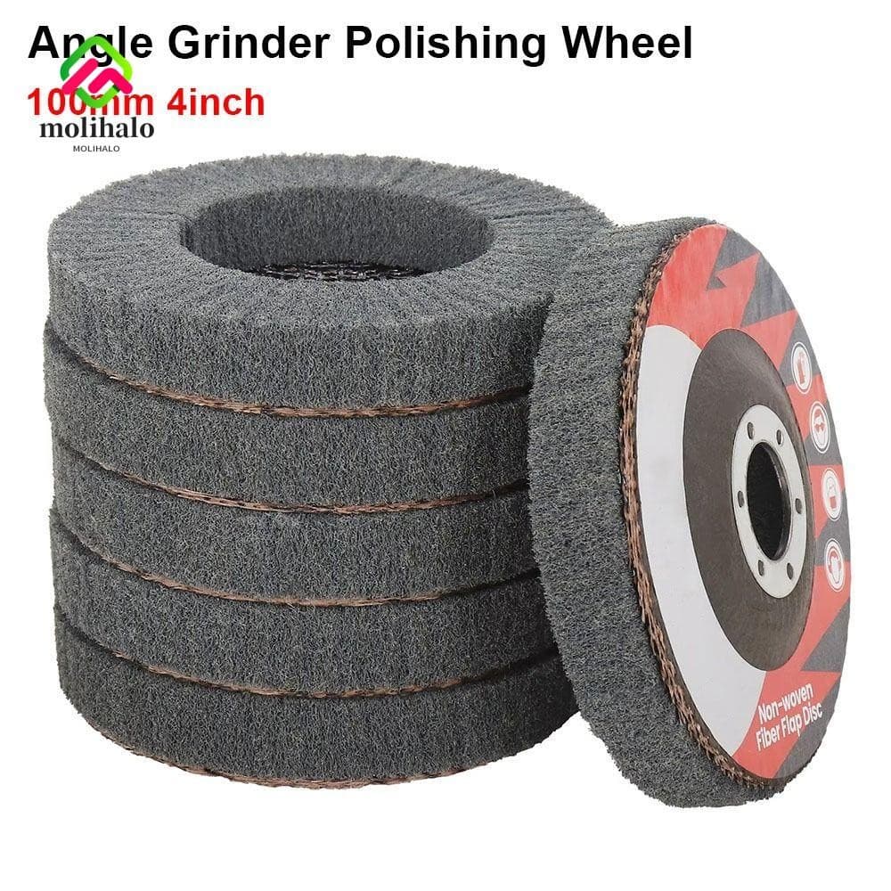 MOLIHALO 1 Unidade De Disco De Polimento , Roda De 4 Polegadas 100 Mm 800 Grãos Fibra De Nylon