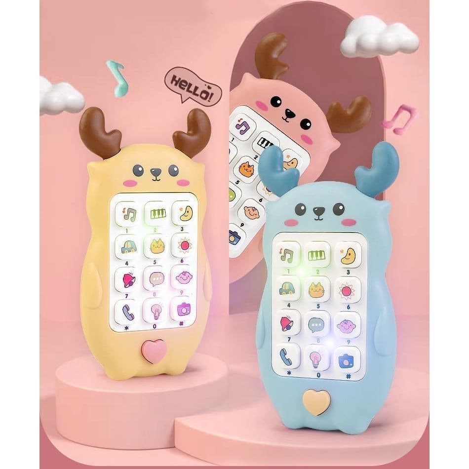 Baby's Music Sound Phone Brinquedo, telefone, dormindo, mordedor, simulação, infantil,  presentes para crianças