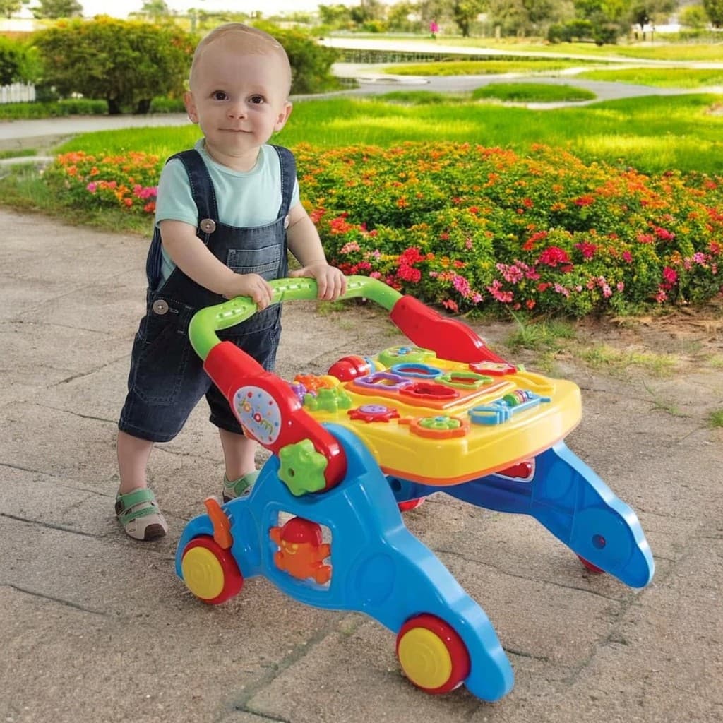 Andador 4x1 Infantil Bebê Educativo Interativo Mesa Musical com Som 4 em 1 Maral 3001 Colorido