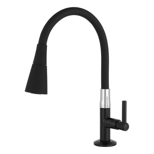 Torneira Gourmet Abs Bica Bancada Cozinha Duplo Jato Potenza