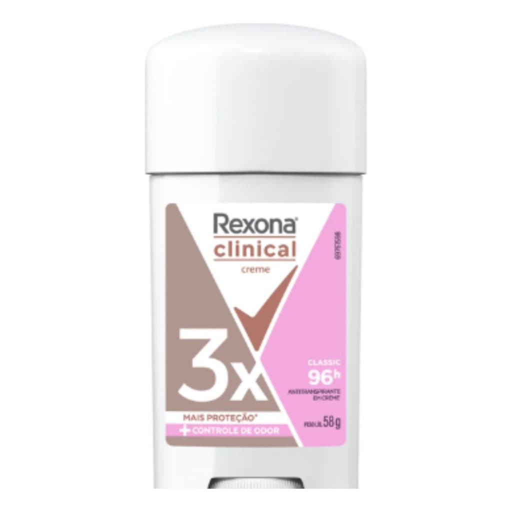 Desodorante Antitranspirante Stick Creme Rexona Kit 2 Un