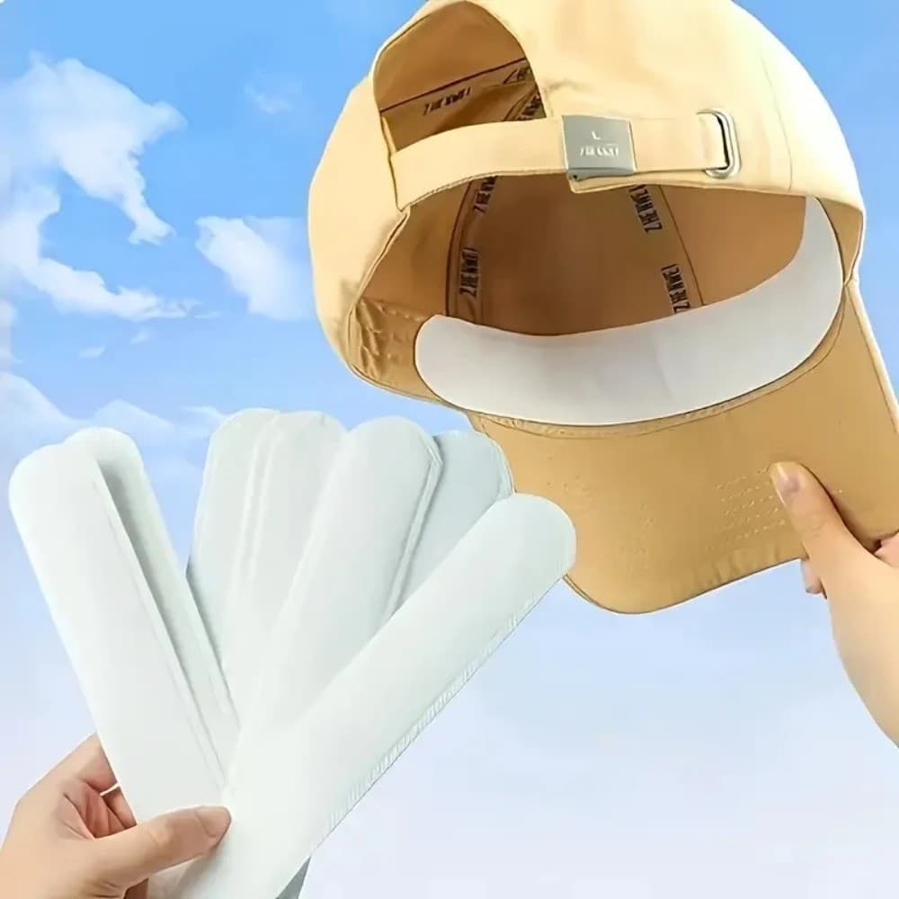 Chapéu Descartável Almofada De Suor Ajustável Absorvente Forro De Para Bonés De Beisebol E Camisas Protetor De Colar De