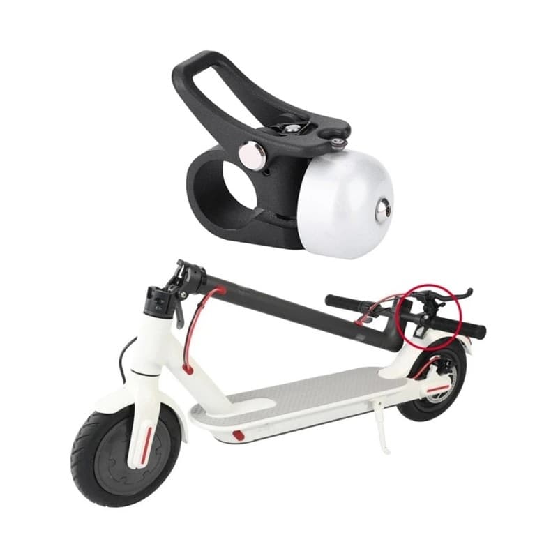 LI * Scooters Elétricos Sinos Pequenos Alarme Aviso Som Acessório Cauda Longa