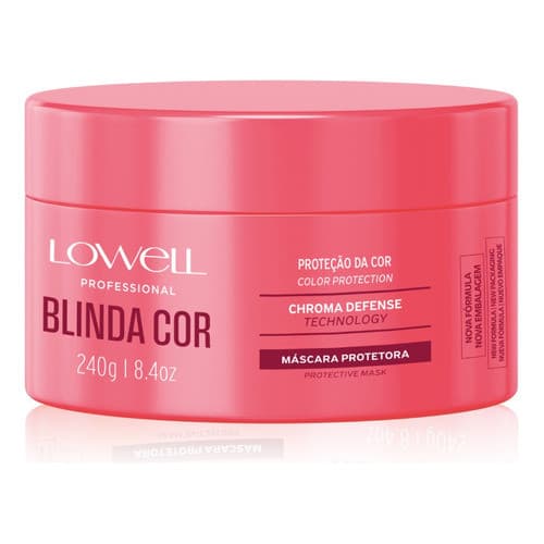 Lowell Máscara Novo Blinda Cor Protetora Prolonga A Cor