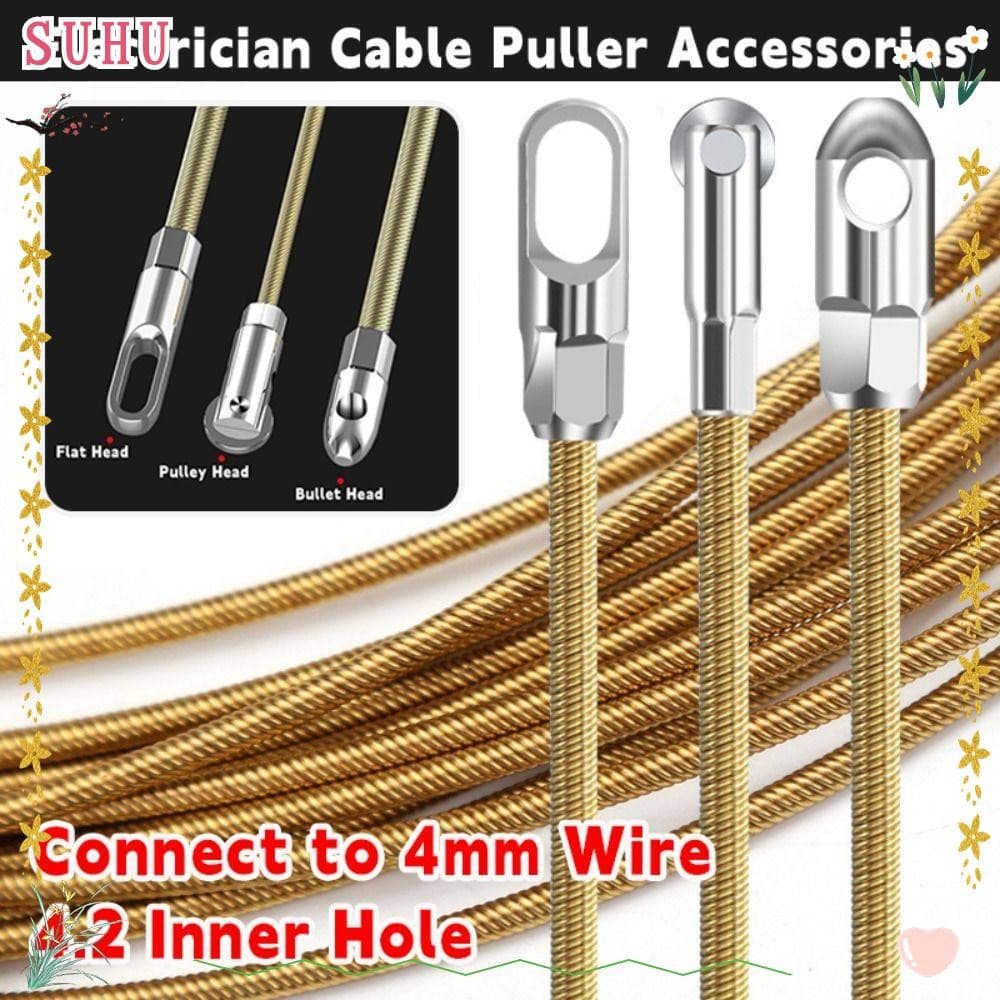 Cabeça Do Conector Extrator De Fio De SUHU , Acessórios Cabo Ferramentas Eletricista Guia Automático Da Linha