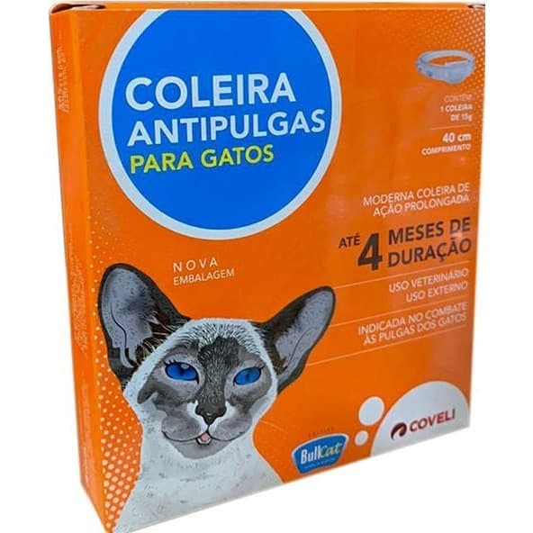 Coleira Antipulgas Para Gatos Coveli Bullcat - 15g