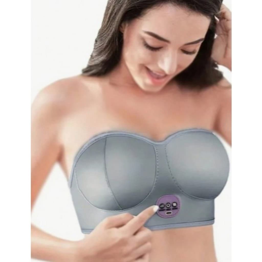Sutiã Massageador Elétrico Com 5 Níveis de Vibração Reforço E Aumento do Crescimento.