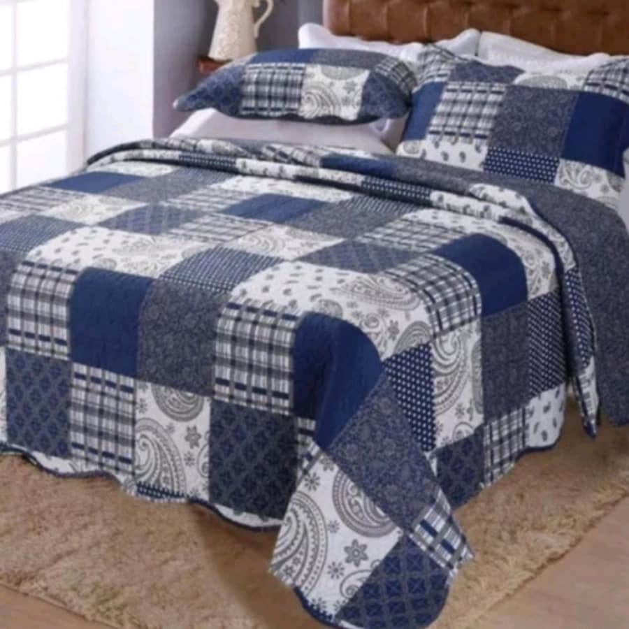 COBRE LEITO CASAL AVULSO ESTAMPADO (1 PEÇA)