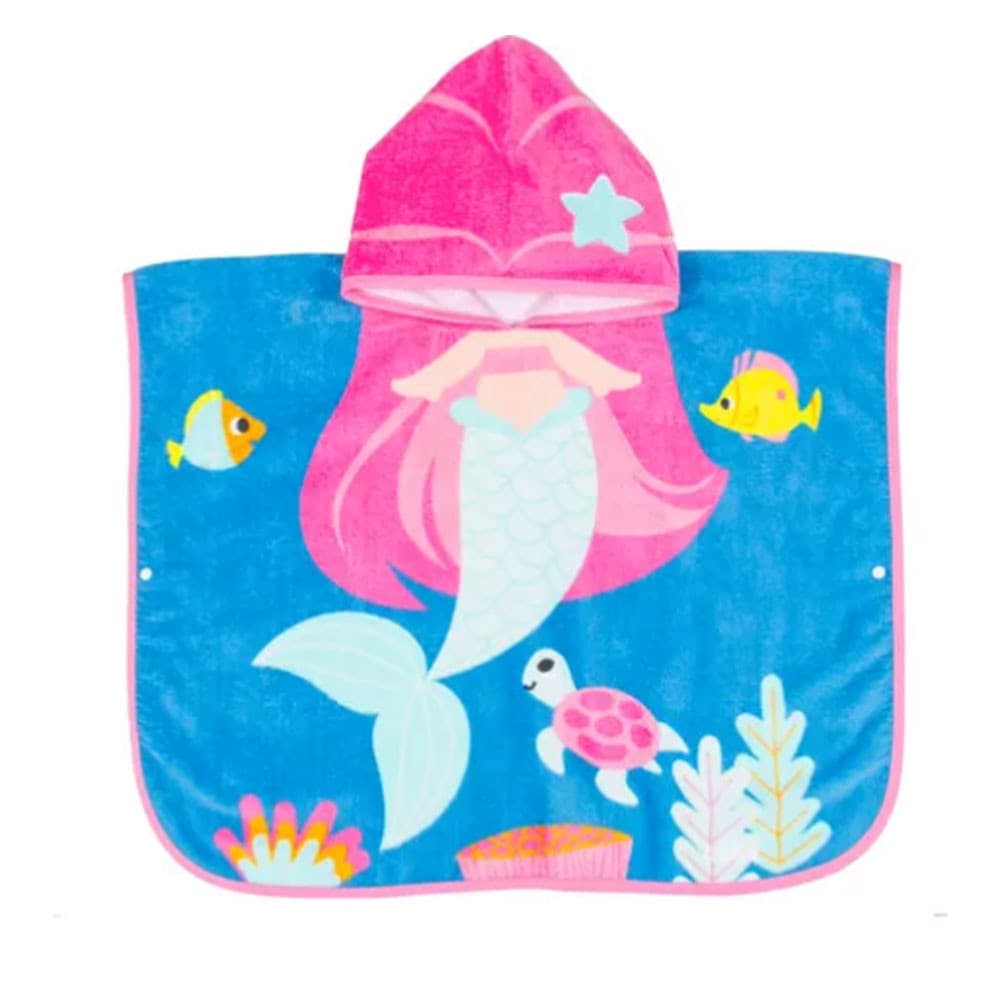 Toalha Poncho Aventuras Da Sereia Buba