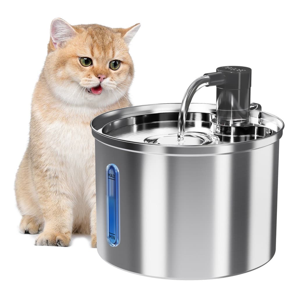 3l Fonte De Água De Aço Inoxidável Para Gatos E Cãe Newpet - Bivolt