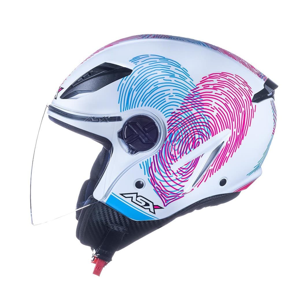 Capacete Aberto ASX City Air Moto Motociclista Motoqueiro