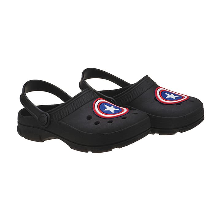 Sandália Babuche Personalizado Cap. America Menino Leve Escolar