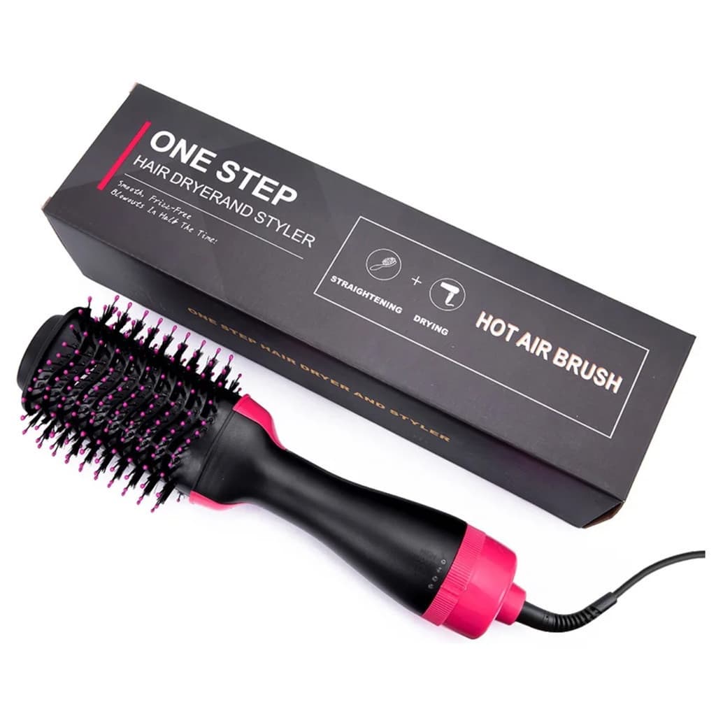 Escova Secadora Profissional Seca Alisa E Modela Cabelo One Step 3 em 1