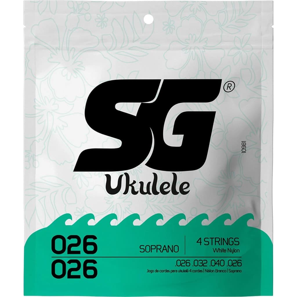 Corda Sg Encordoamento .026 .026 Para Ukulele Soprano 10981