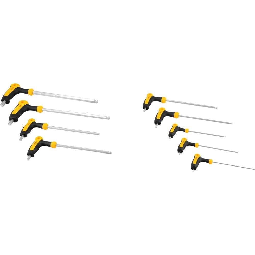Jogo De Chaves Allen 2mm A 10mm Cabo T Com 9 Peças Vonder