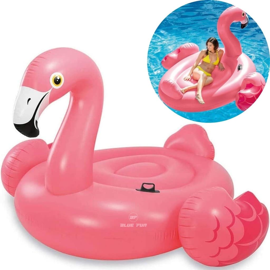 Boia Flamingo Inflável Grande 178cm x 135cm - Intex Piscina