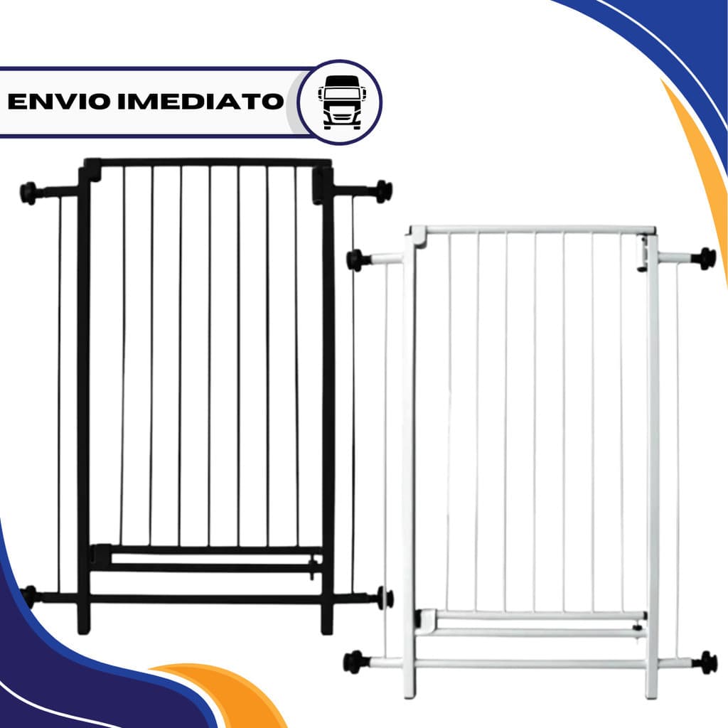 Grade Porta Proteção 86x70 Basicão Alto Grande Segurança Bebe Pet Cachorro