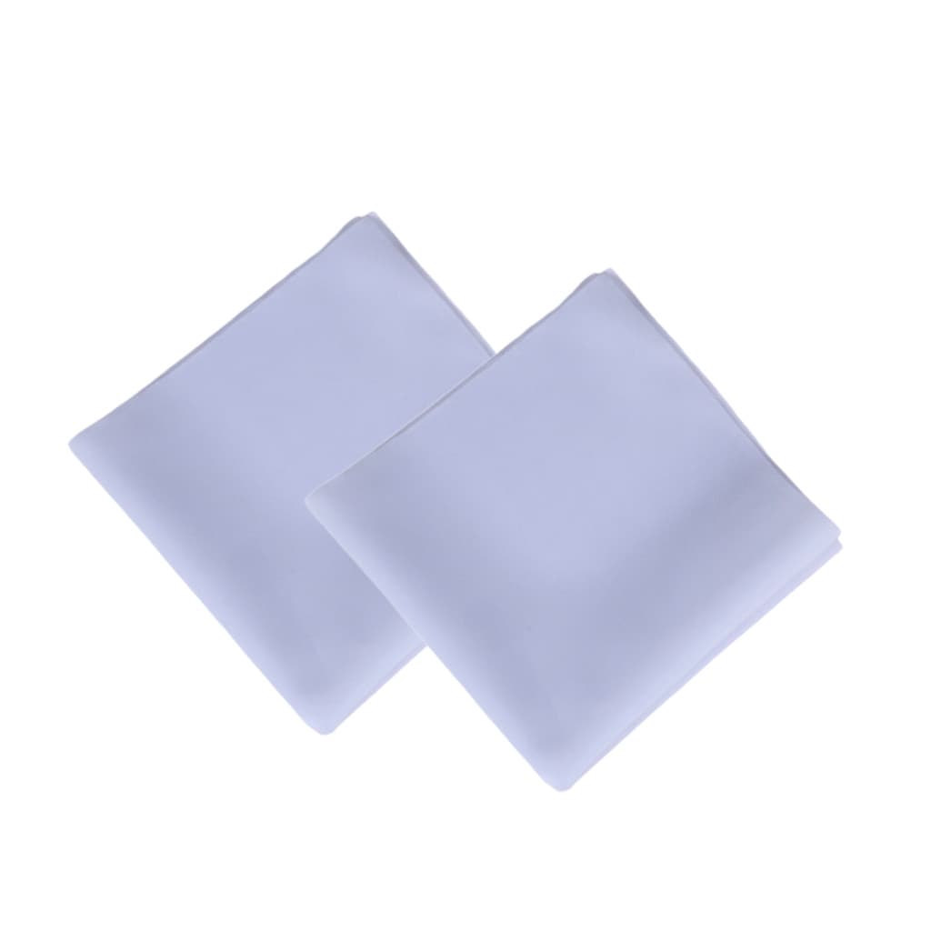 Kit Guardanapo de Tecido Pano Branco 35x35cm Mesa Posta