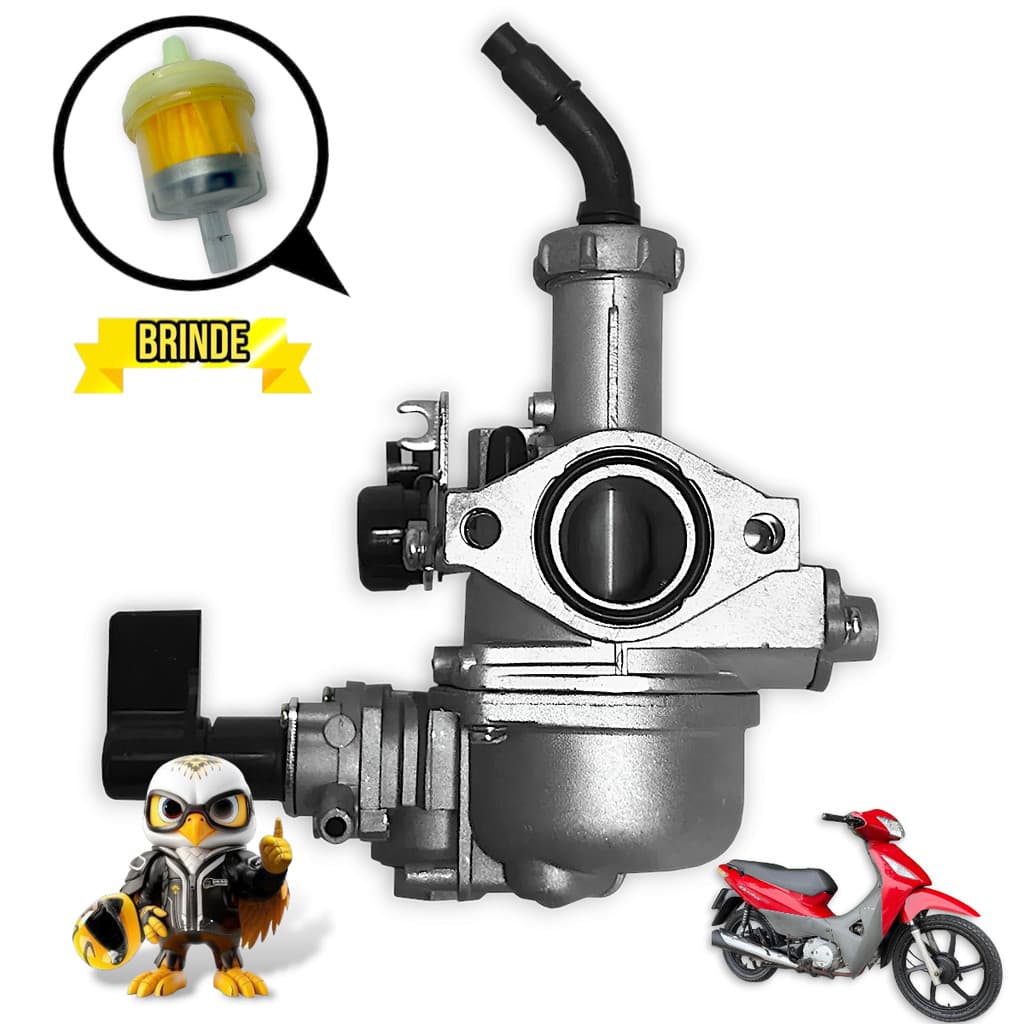 Carburador Completo Honda Biz 125 2005 Á 2008 + FIltro de Gasolina