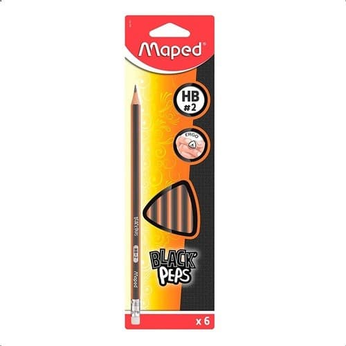 Lapis Grafite Blackpeps x6