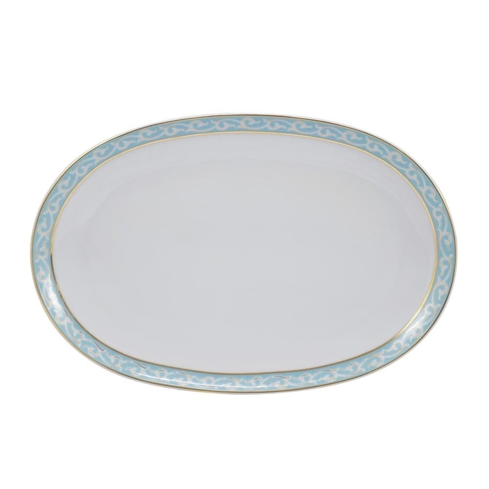 Travessa Rasa Oval 28cm Porcelana Schmidt  - Dec. Audrey 2251