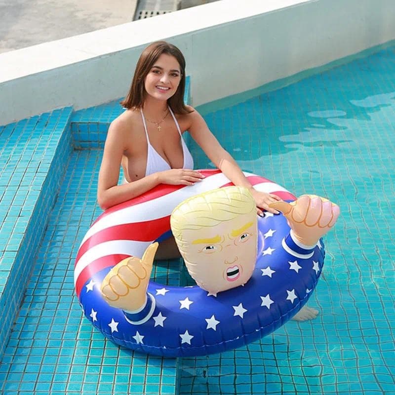Boia Inflável de 100cm em Forma de Trompete para Natação, Verão, Praia e Piscina ao Ar Livre. ----- *&&*&