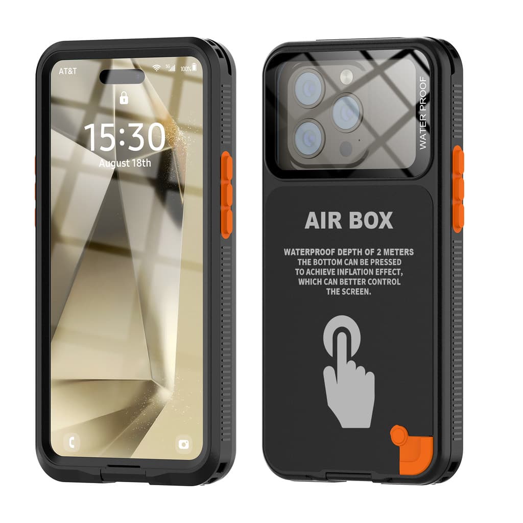 Shellbox Moda Janela Fotografia Tela De Toque Subaquática Adequada Para iPhone 16 Promax 12 13 14 15Max IP68 À Prova Dip