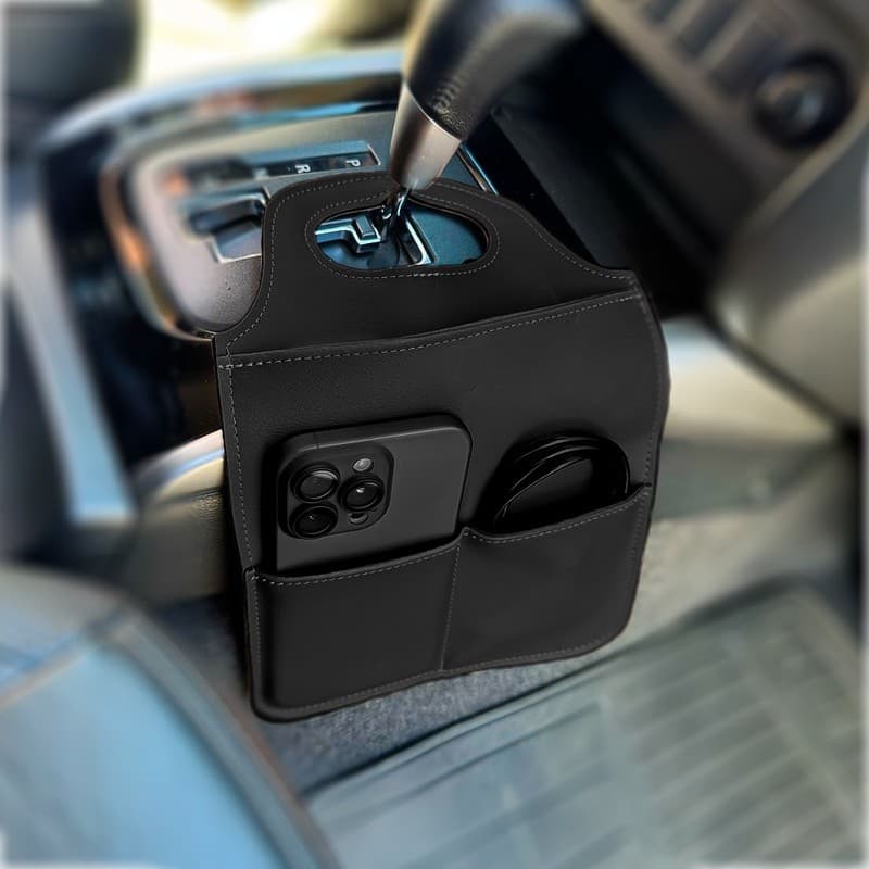 Acessório de Carro Lixeira Compatível Todos Carros Novo Cor Preto