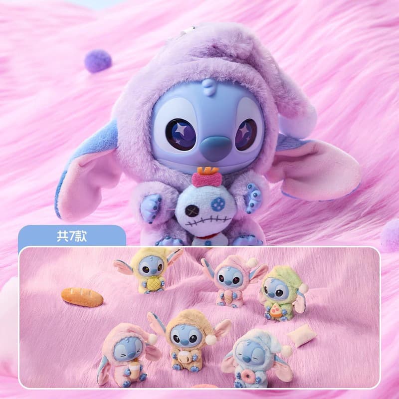 15Cm Stitch Blind Box Surpresa Caixa Chaveiro De Pelucia