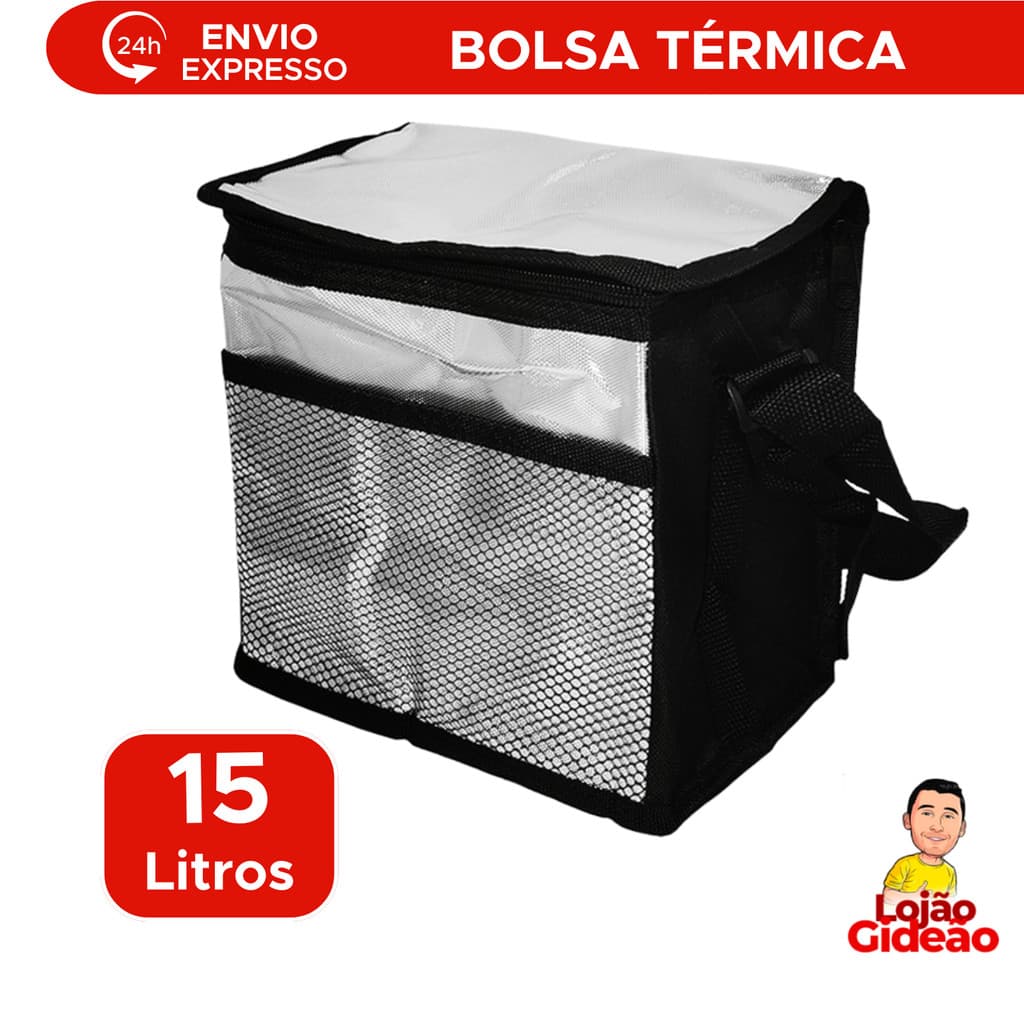 Bolsa Térmica 15L Yepp Impermeável Delivery Lancheira Marmita