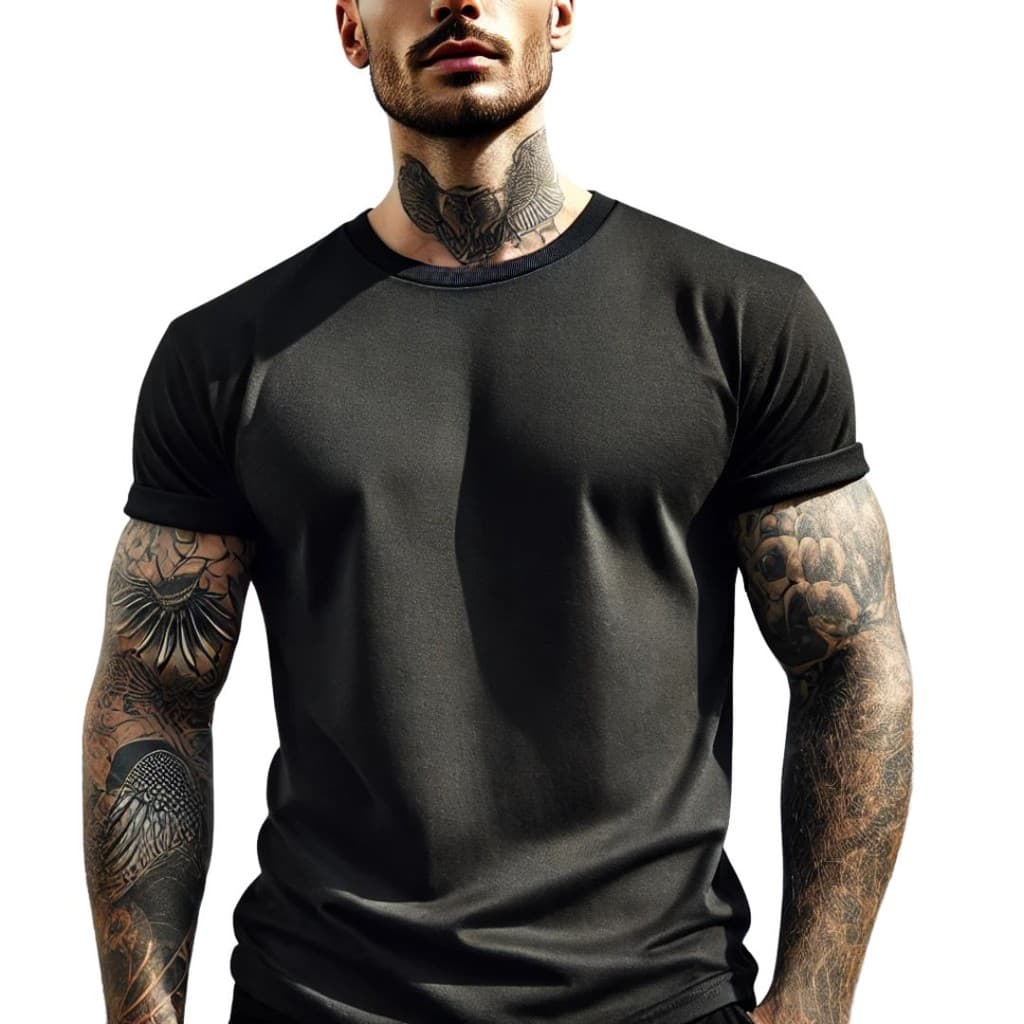 Camiseta 100% Algodão Masculina Básica Dia A Dia Trabalho Envio Imediato