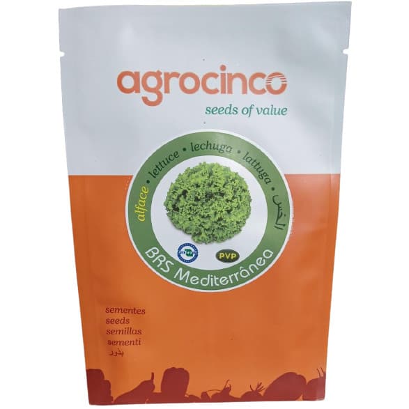 Alface Mediterrânea 1.000 sementes - Agrocinco