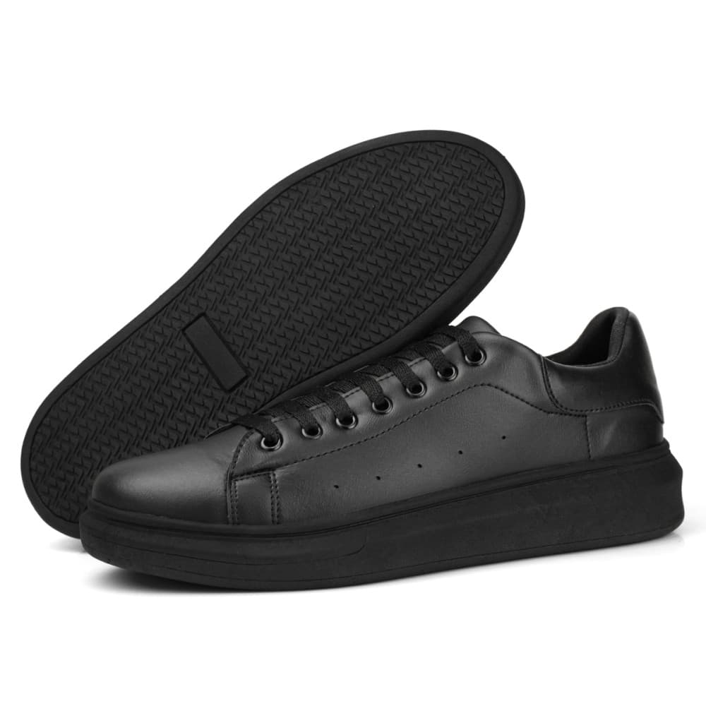 Tênis Casual Básico Masculino Cadarço Calce Fácil Moda Urbano Super Confortável