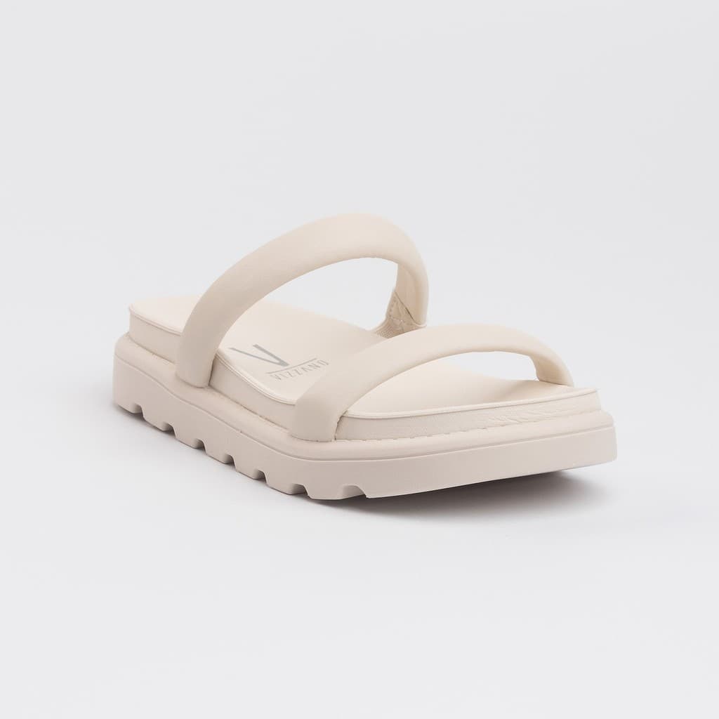Papete Feminina Vizzano Original Solado Tratorado Branco Off