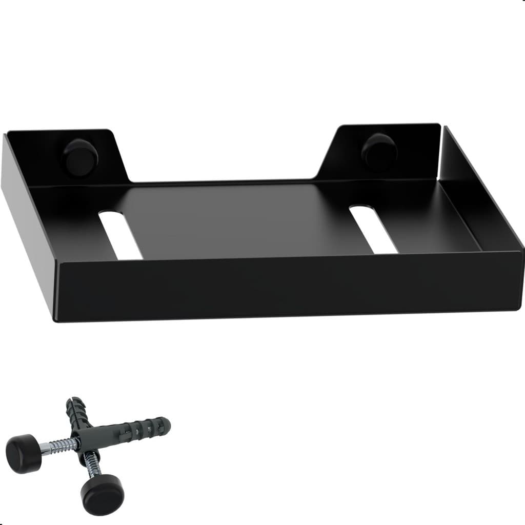 Porta Sabonete De Parede Preto Suporte Banheiro SF.Plus