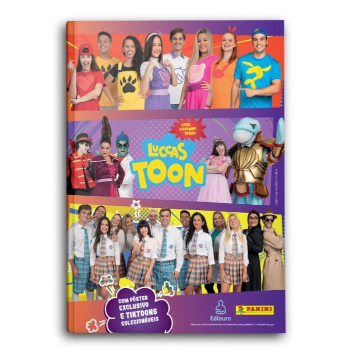 Álbum Luccas Neto - Luccas Toon Capa Mole Com Porta Tiktoons