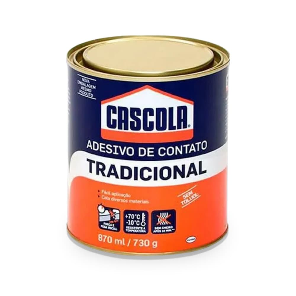 Cola Adesivo De Contato Cascola Sapateiro 730gr Resistente