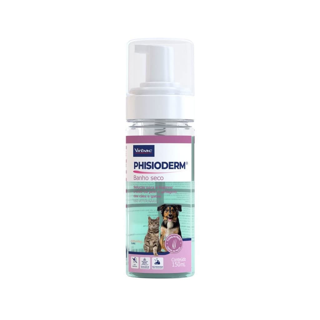 Phisioderm Banho Seco 150ml  Virbac