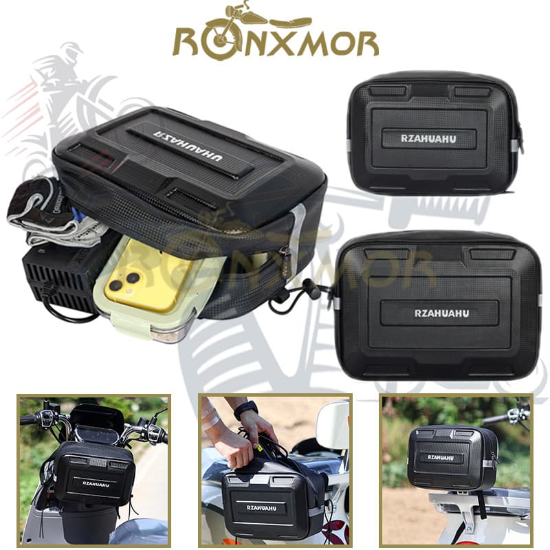 RONXMOR 1PC Motocicleta Scooter Bicicleta Corrida Bolsa De Armazenamento 7/9L E-bike Cargo Panniers Pacote De Assento Tr