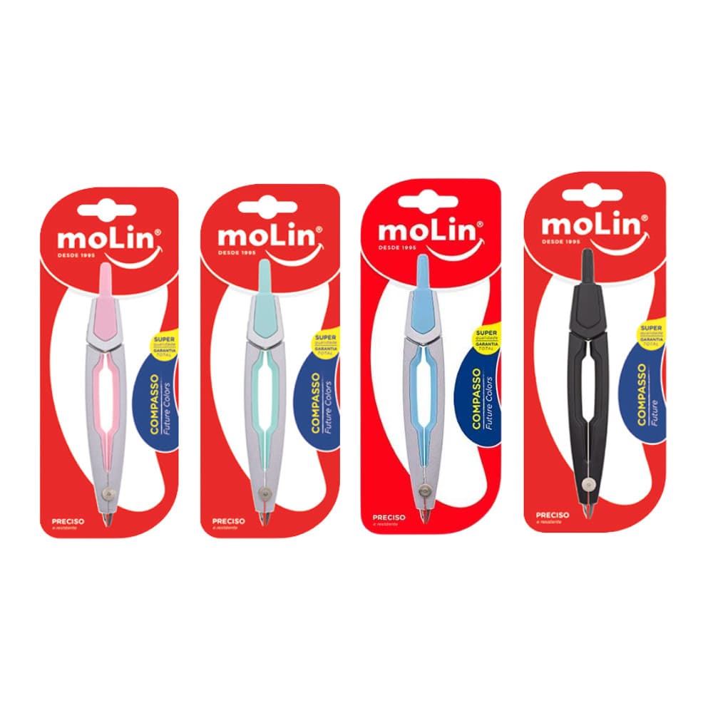 Compasso Future Colors da MOLIN Design Exclusivo Custo Benefício Excelente Qualidade