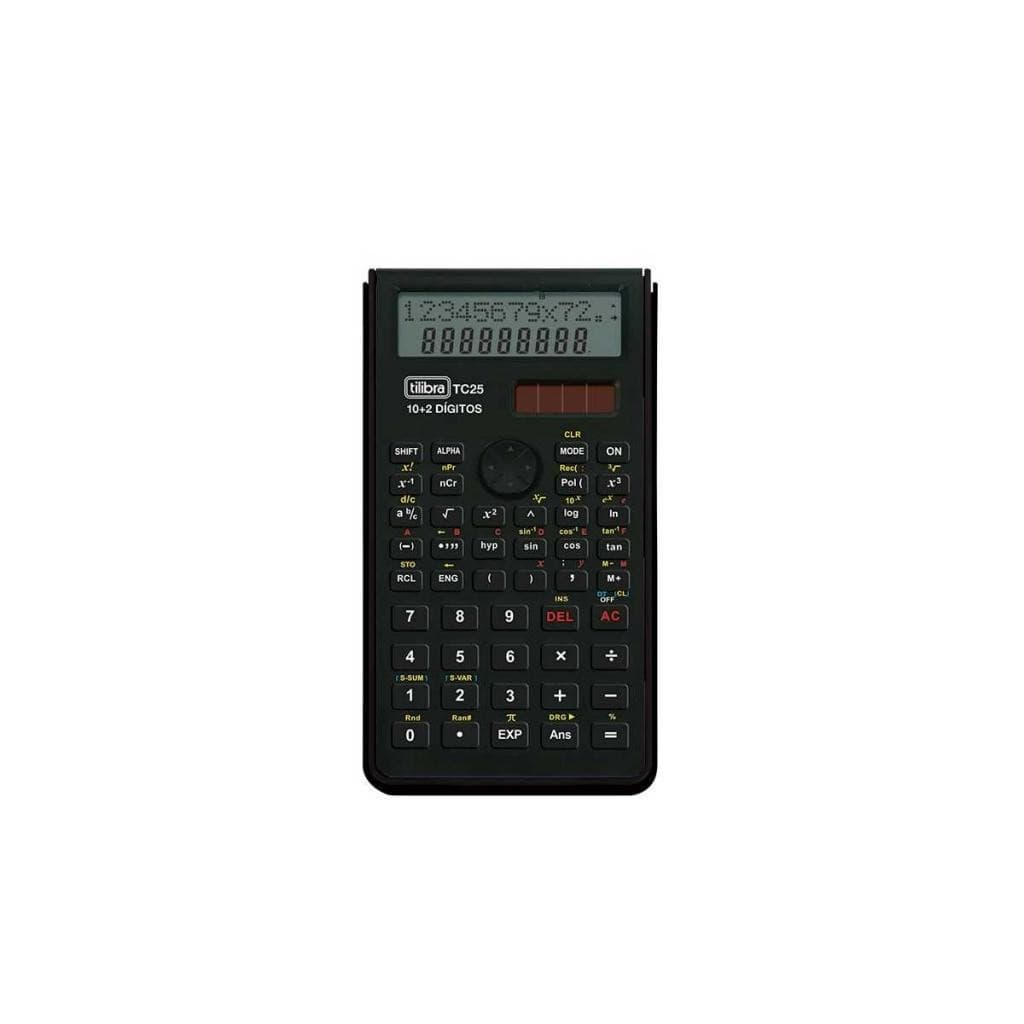 CALCULADORA CIENTIFICA TC25 PRETO TILIBRA
