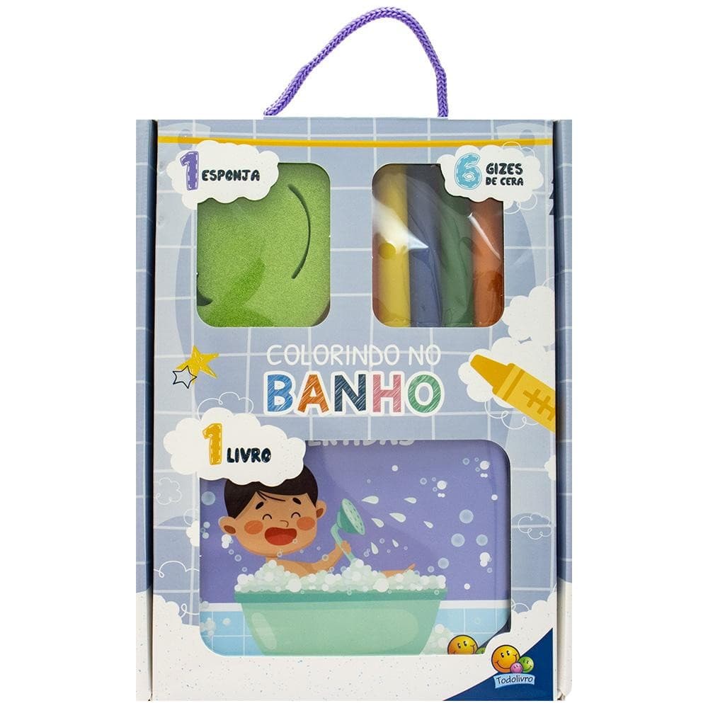 Colorindo no Banho (Esp/Giz): Bolhas Divertidas Livro leitura loja Vparque 071