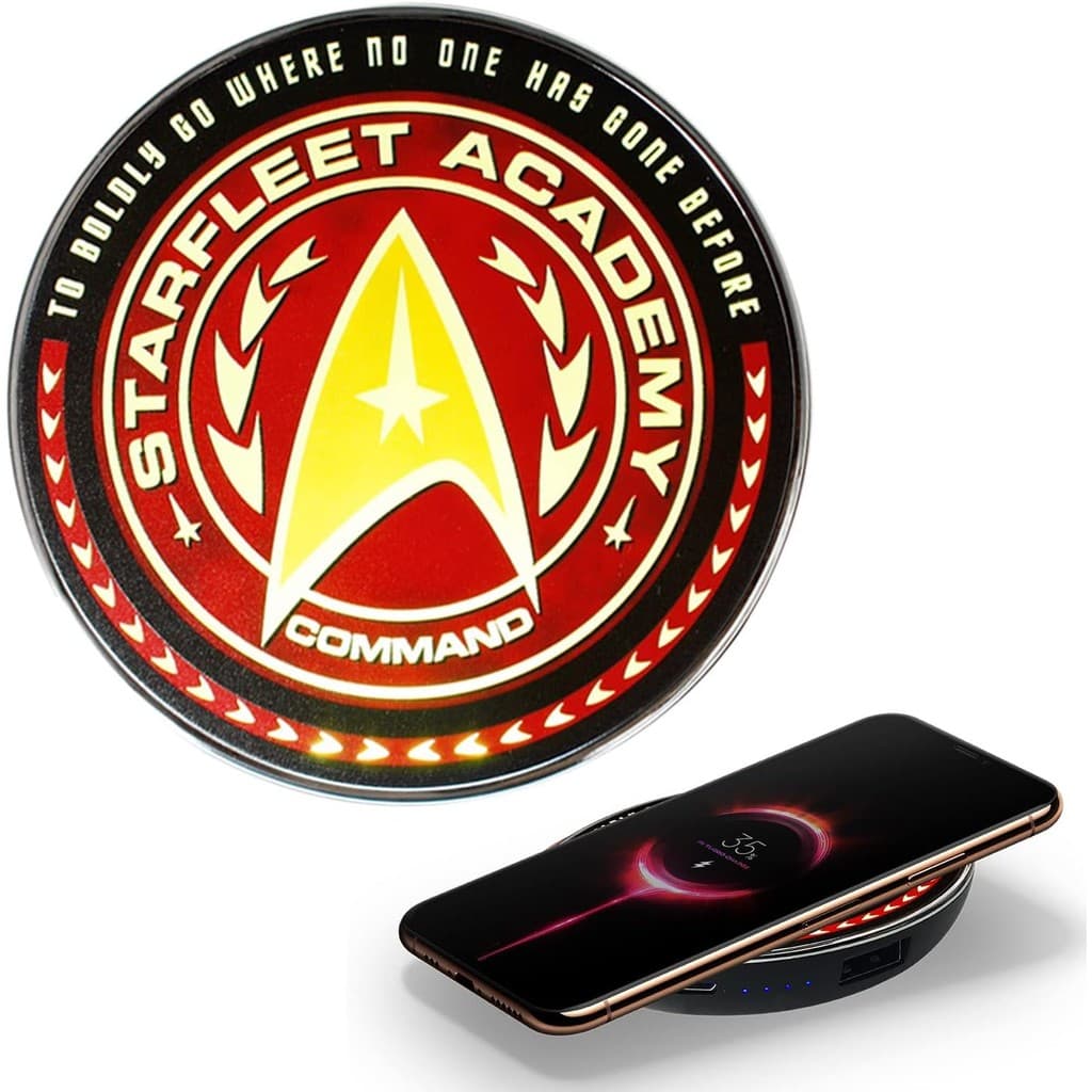 Carregador Portátil Por Indução Power Bank Star Trek Importado - QIAC