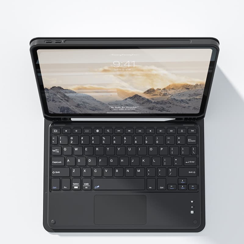 ATALHOBR Capa protetora magnética com teclado Com touchpad para iPad 7/8/9 Air3 10,2/10.5 Polegadas
