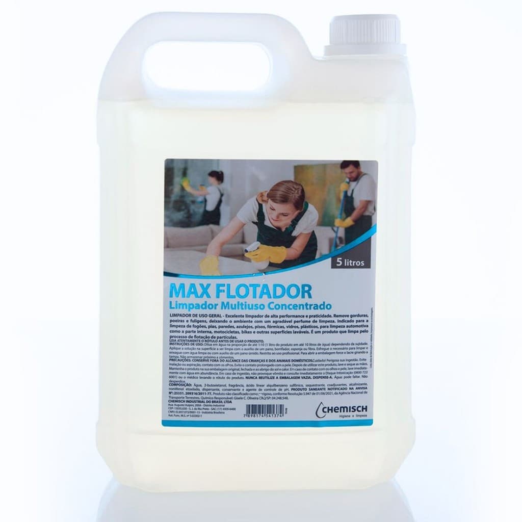 Limpador Max Flotador 5L Para Qualquer Tipo de Sujeira