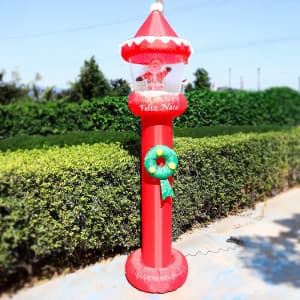 POSTE DECORAÇÃO NATAL INFLAVEL