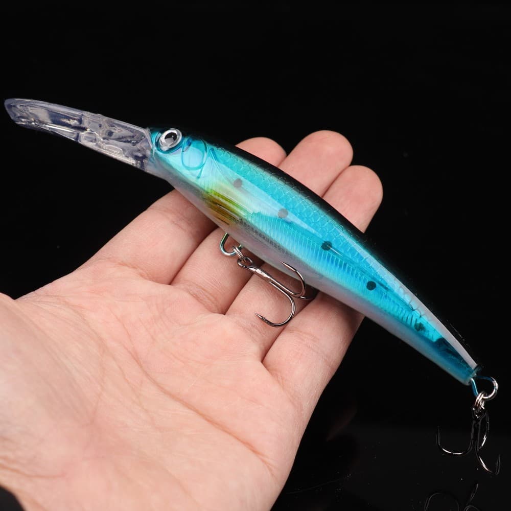 1 Peça 17cm 30g Grande Profundidade De Jogo Isca Dura Iscas De Pesca Artificial
