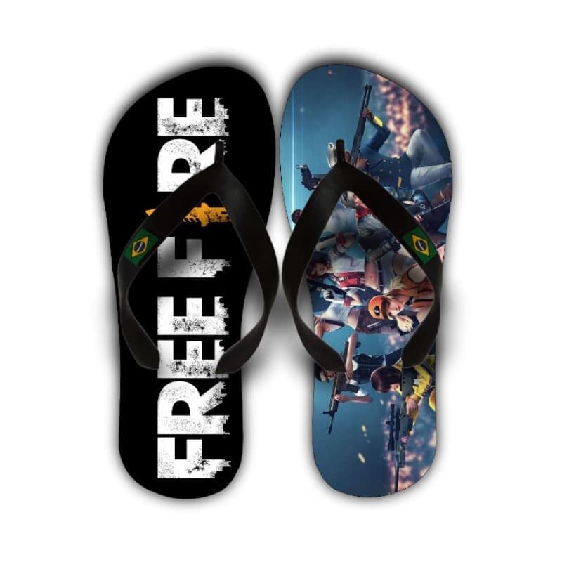 Chinelo Free Fire Adulto e Infantil Unissex Personalizado Promoção