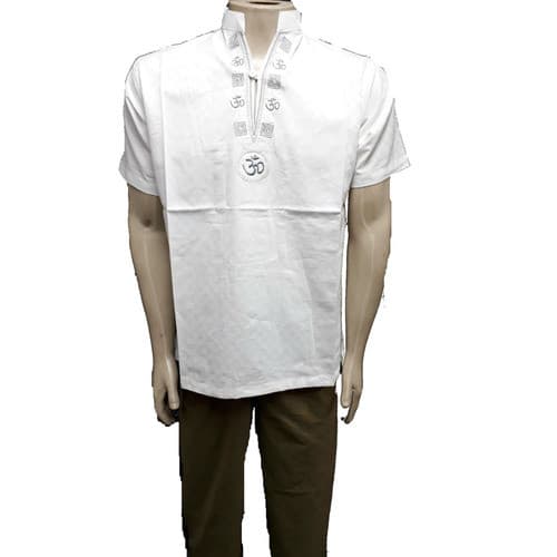 Bata Branca  Masculina Manga Curta